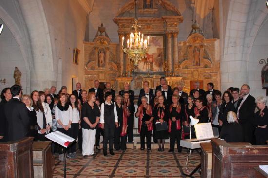 Les 2 chorales réunies