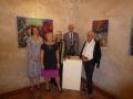 Les cinq peintres exposants